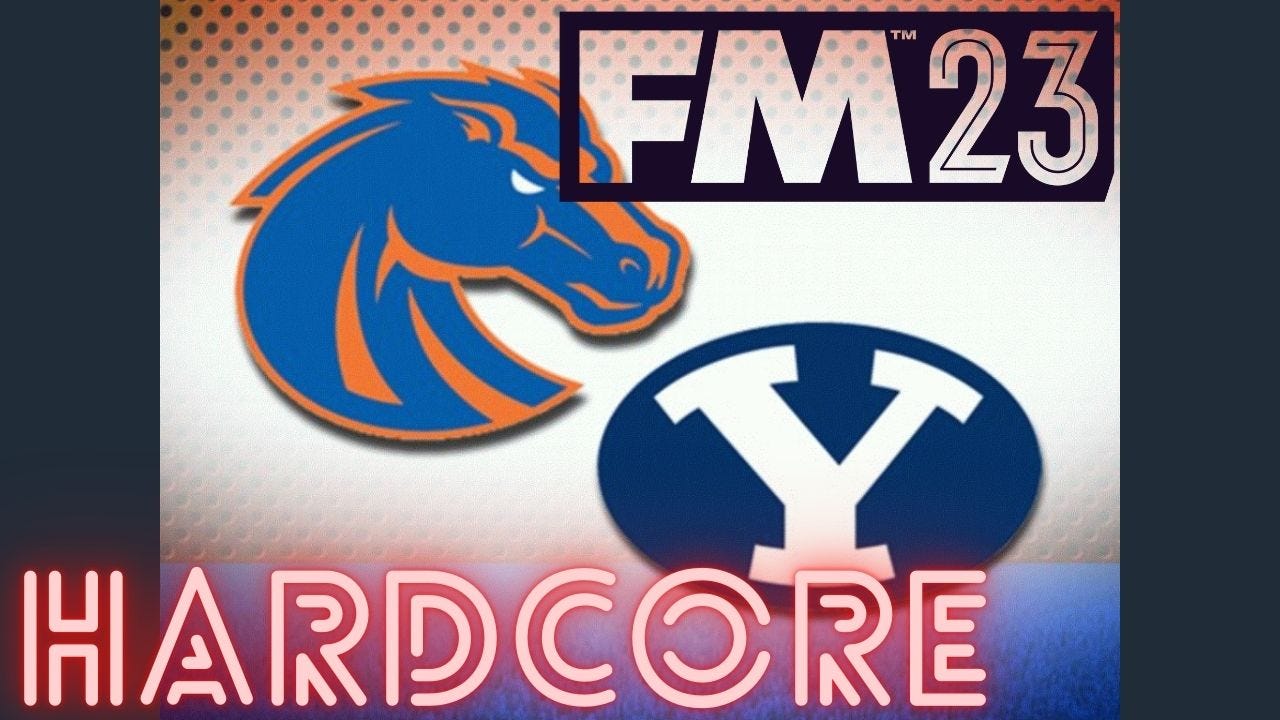 Football Manager 2023 BYU Hardcore