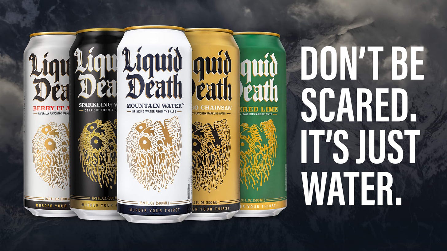 Liquid Death CEO Mike Cessario: We chose 'the dumbest possible name' for  water