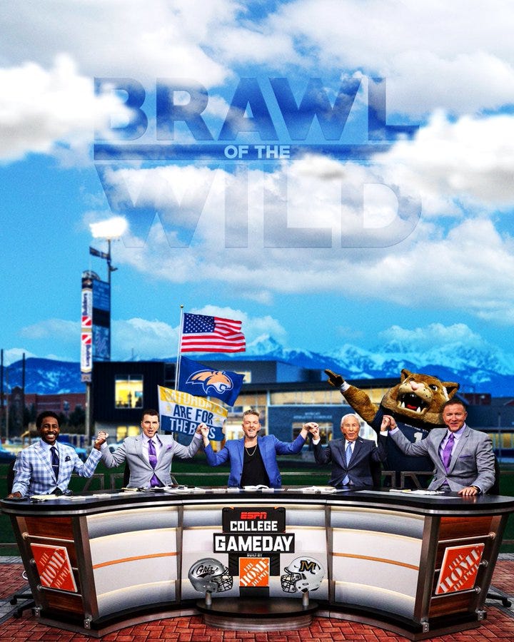 ESPN's College GameDay heading to Bozeman for Brawl of the Wild | MSU  Bobcats | 406mtsports.com