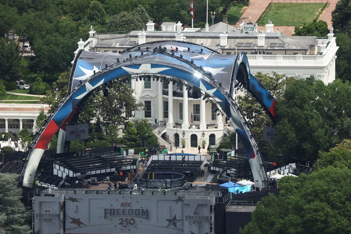 Trump's UFC Claw will come down 'immediately,' White House says — despite president saying it could be there forever Trump's UFC Claw will come down 'immediately,' White House says — despite president saying it could be there forever