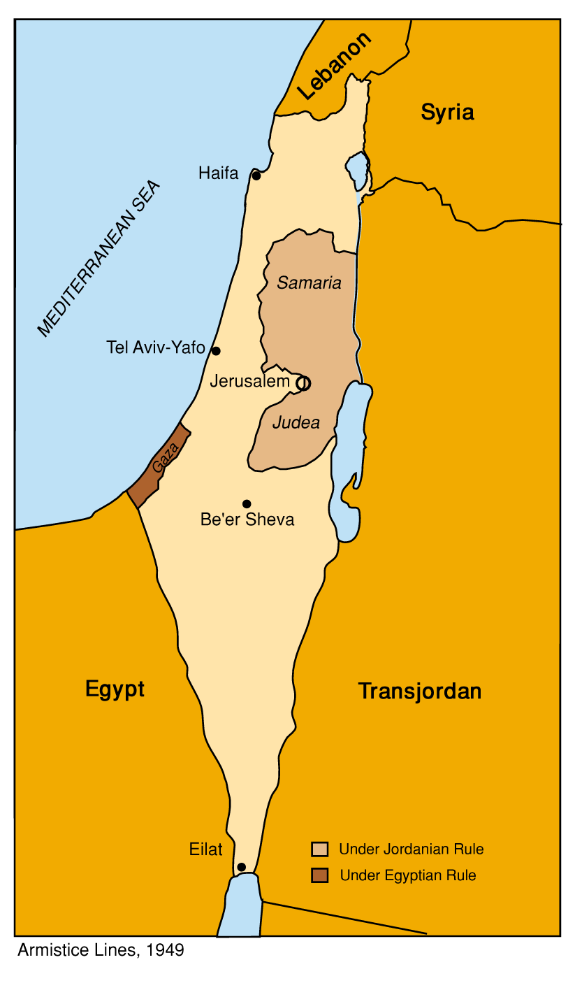 The "Pre-1967 Border" - The "Green Line"