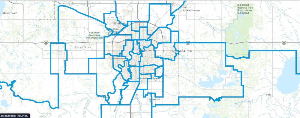 Alberta is getting a new map for the next provincial election