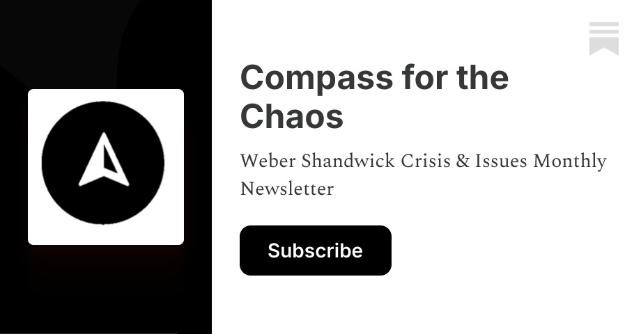 Compass for the Chaos | WS Crisis & Issues | Substack