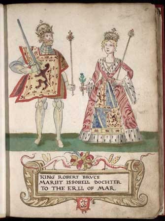 Robert the Bruce and his wife Isabella Robert the Bruce and his wife Isabella