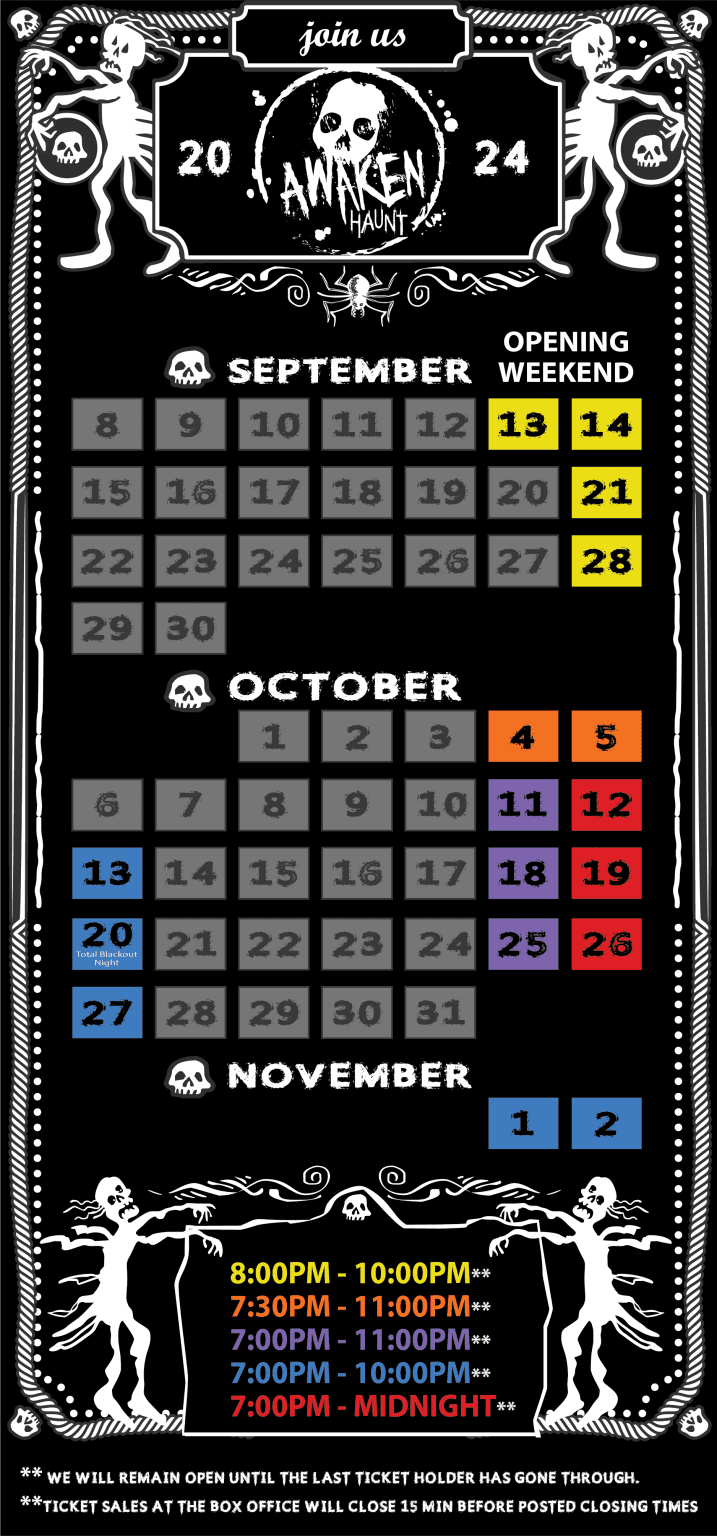 Ticket Days Hours