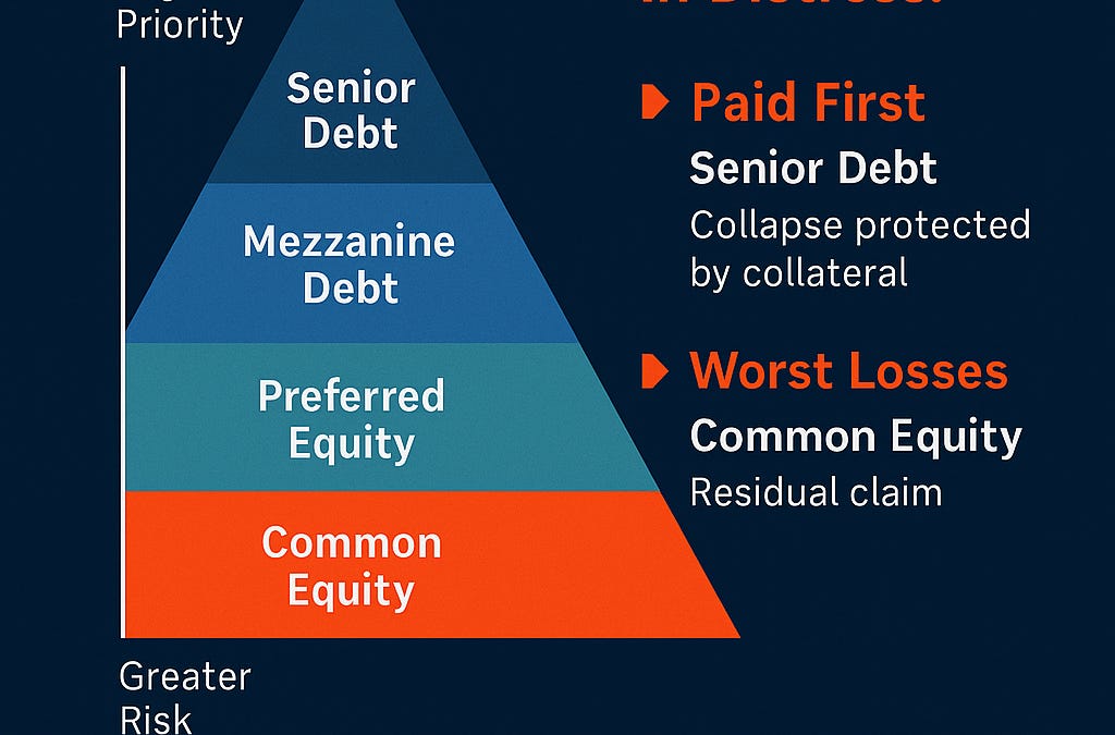 Capital Stack 101: Who Gets Paid, Who Gets Hurt