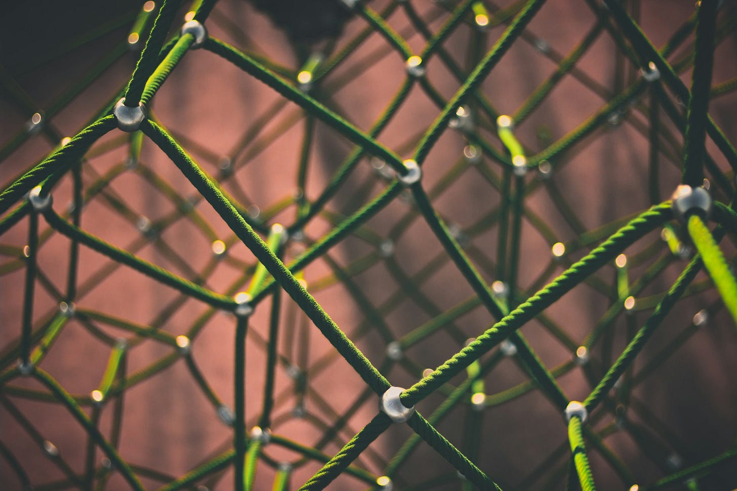 Green rope meshwork Green rope meshwork