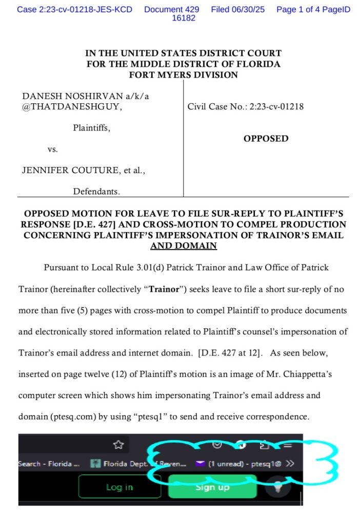 Delusional Danesh Sinking Fast: Third Amended Complaint collapses. Doxxing, defamation, and delusion disgrace the federal judiciary.