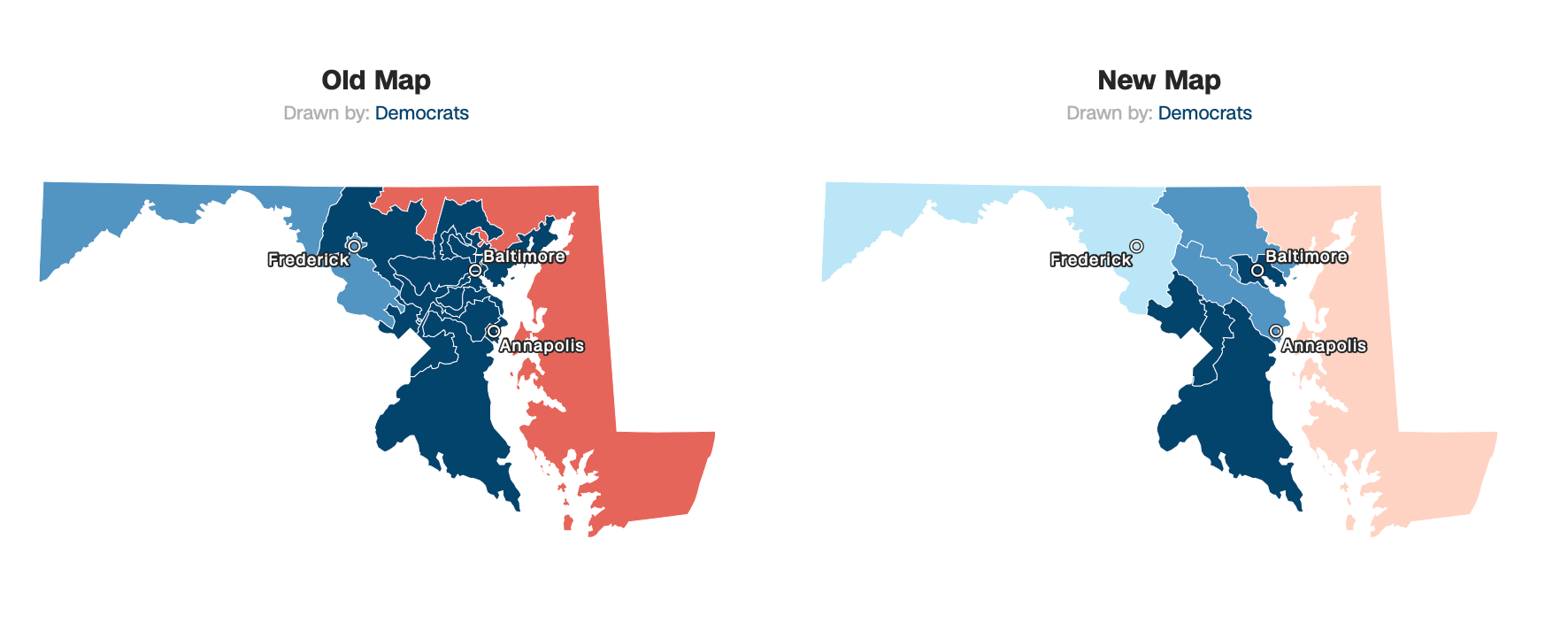 Gerrymander Map Example Proportional representation is the solution to gerrymandering