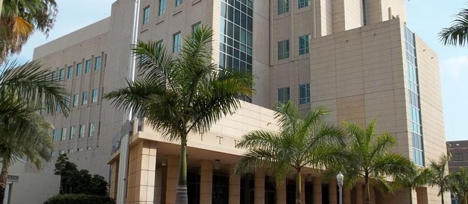 The U.S. Courthouse in Fort Myers, Florida. The U.S. Courthouse in Fort Myers, Florida.