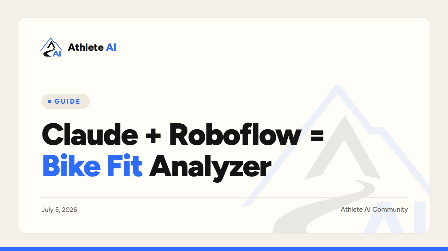 Claude + Roboflow = Bike Fit Analyzer