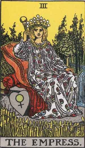 The Empress from Smith-Waite tarot