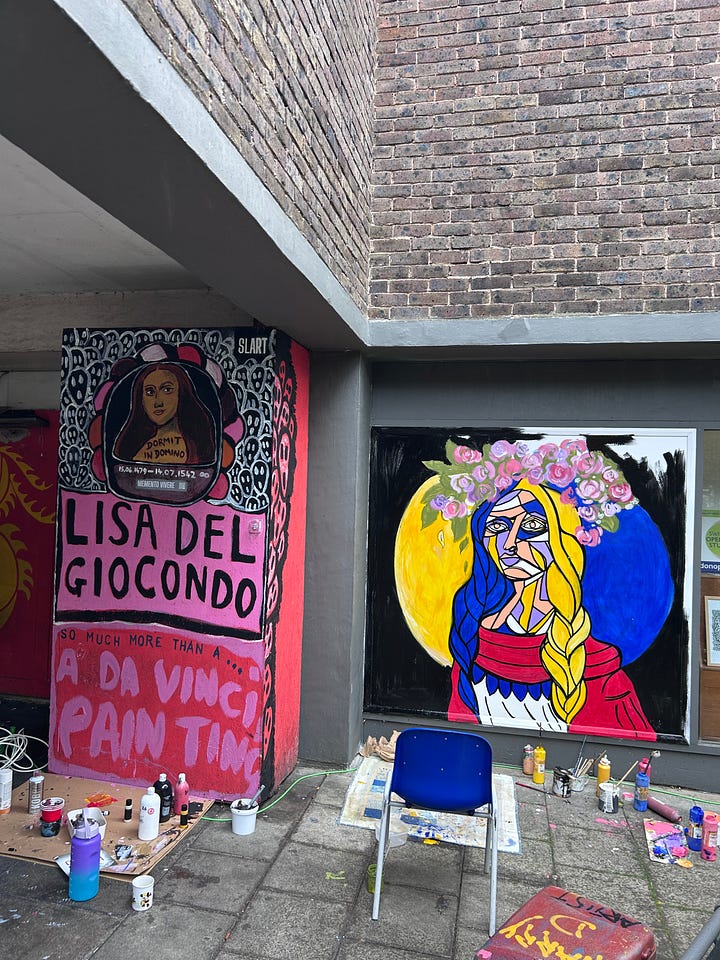 Ode to Lisa (2025) Mural by SLART.