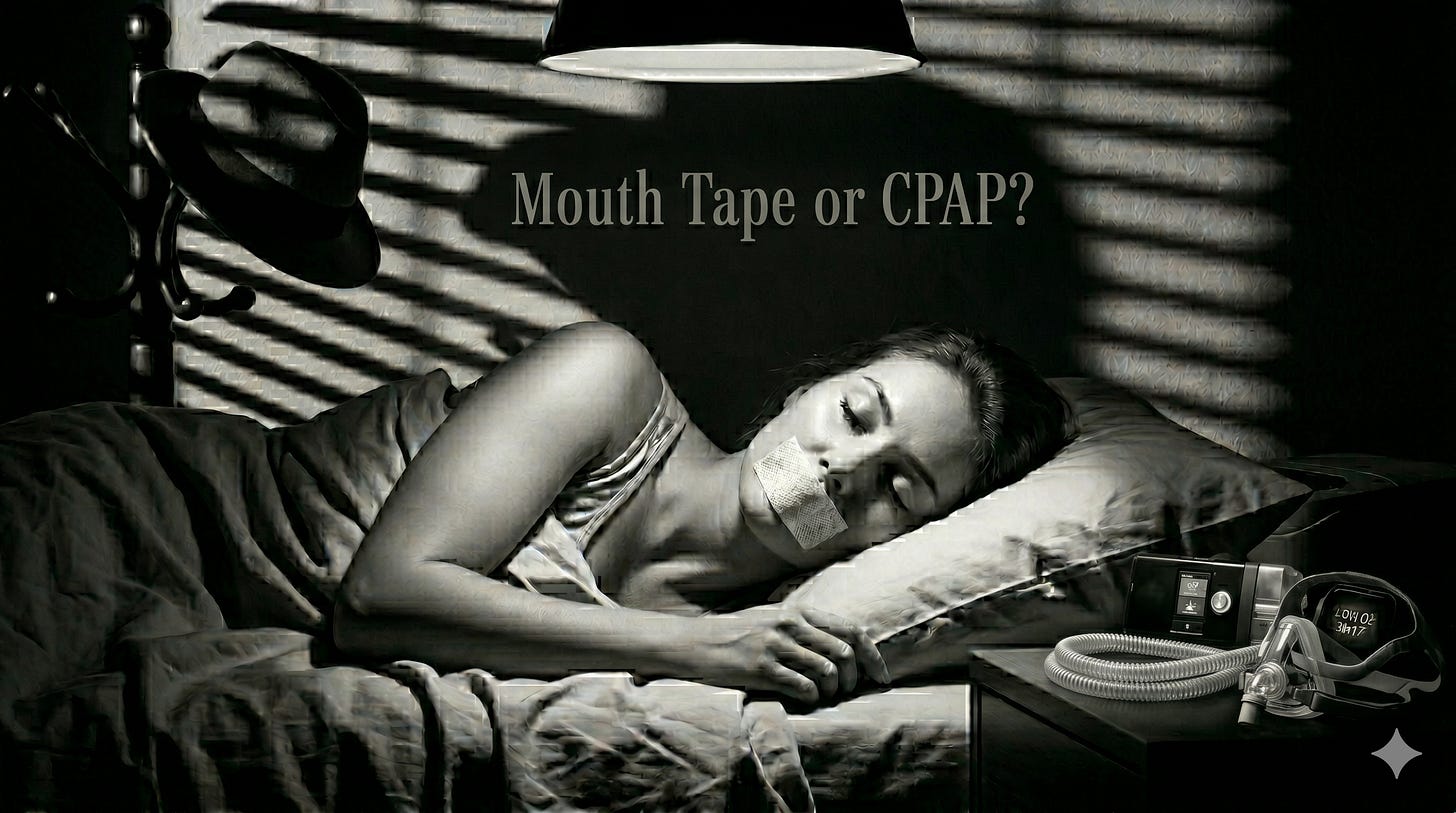 mouth taping