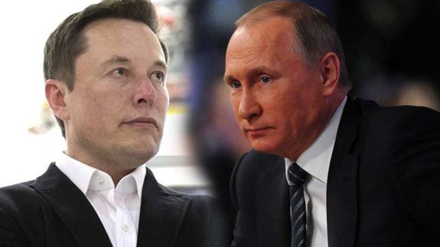 Elon Musk desafia Putin na porrada pela Ucrânia. Veja • DOL