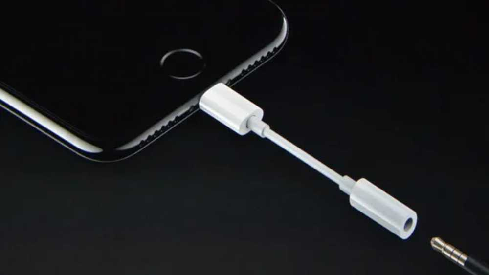 iPhone Lightning to 3.5mm headphone jack adapter iPhone Lightning to 3.5mm headphone jack adapter