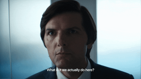 Angry Adam Scott GIF by Apple TV+ - Find & Share on GIPHY