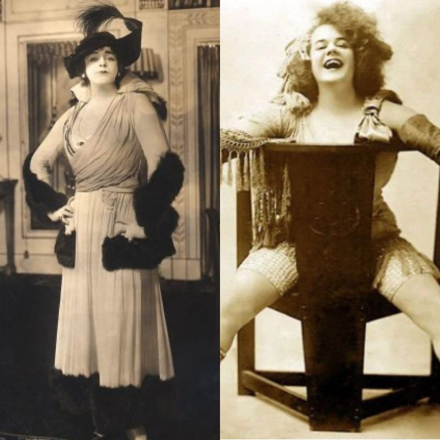 Early female impersonators