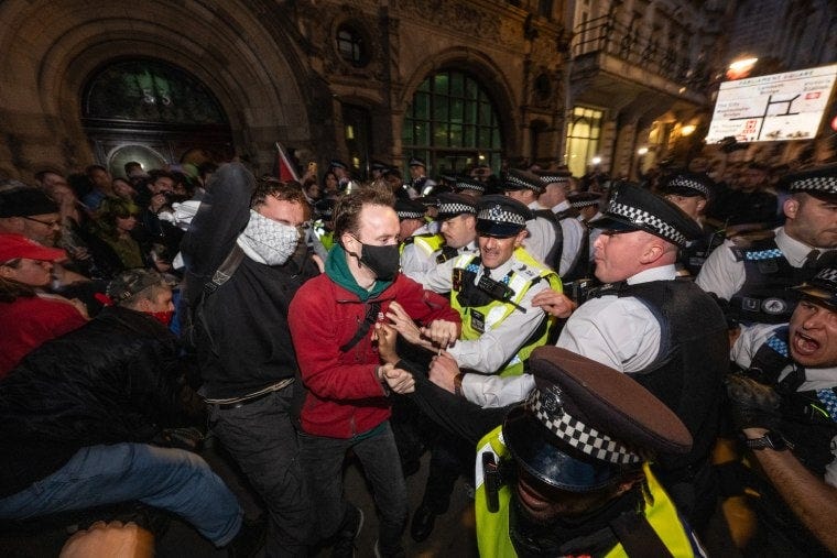 Protests and train station occupations after Israel's attack on flotilla