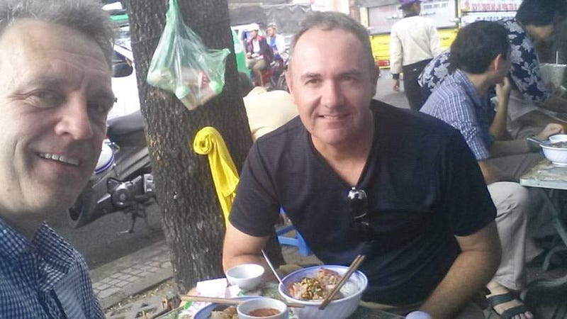 Kevin and James in Saigon