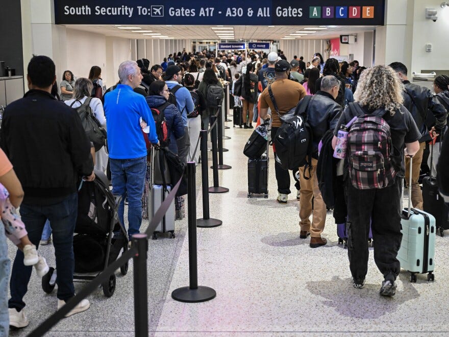 Airport security lines are long. Here's what to know if you're flying |  WGCU News | PBS & NPR for Southwest Florida