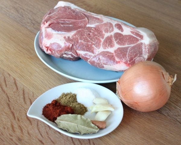 Crispy Carnitas ingredients 44