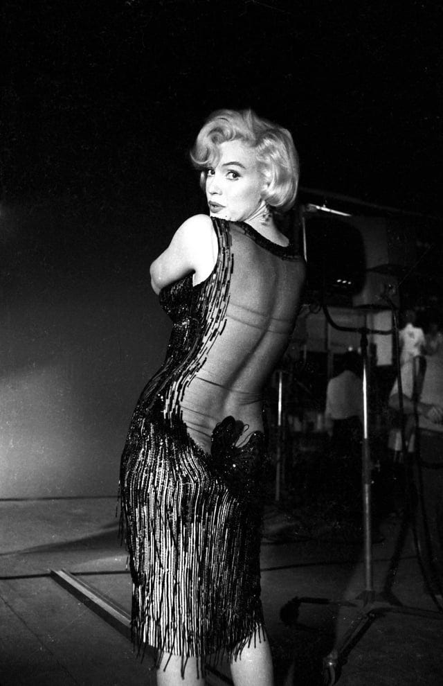 Oscar winning dresses worn by Marilyn Monroe in Some Like it Hot (1959).  The designer was Orry-Kelly. The movie is set in the Roaring 20's, and  Kelly even designed dresses for the