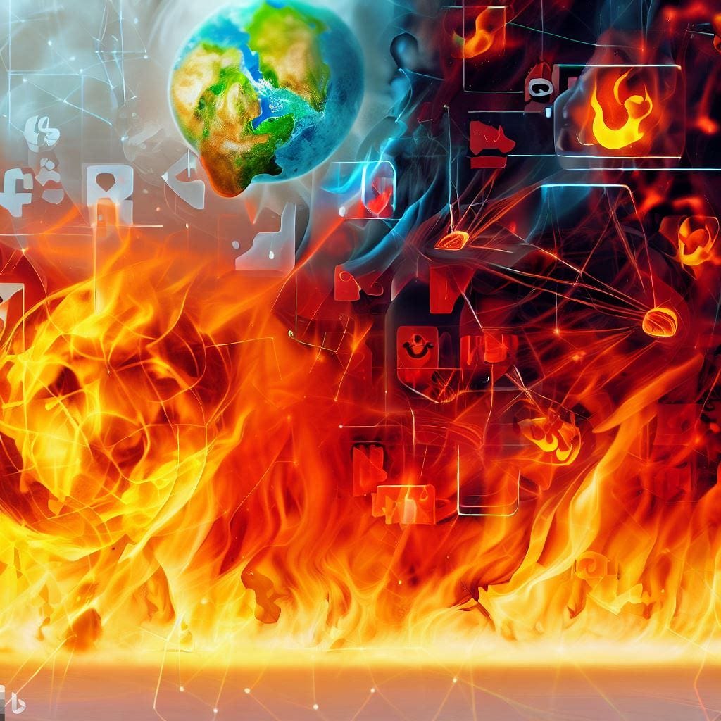 The Viral Paradox: How Social Media Algorithms Fan the Flames of Climate Change Misinformation and Polarization