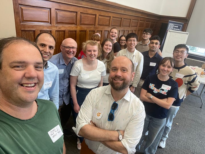 Pictures of some engineers and transport planners after running four sessions with kids!