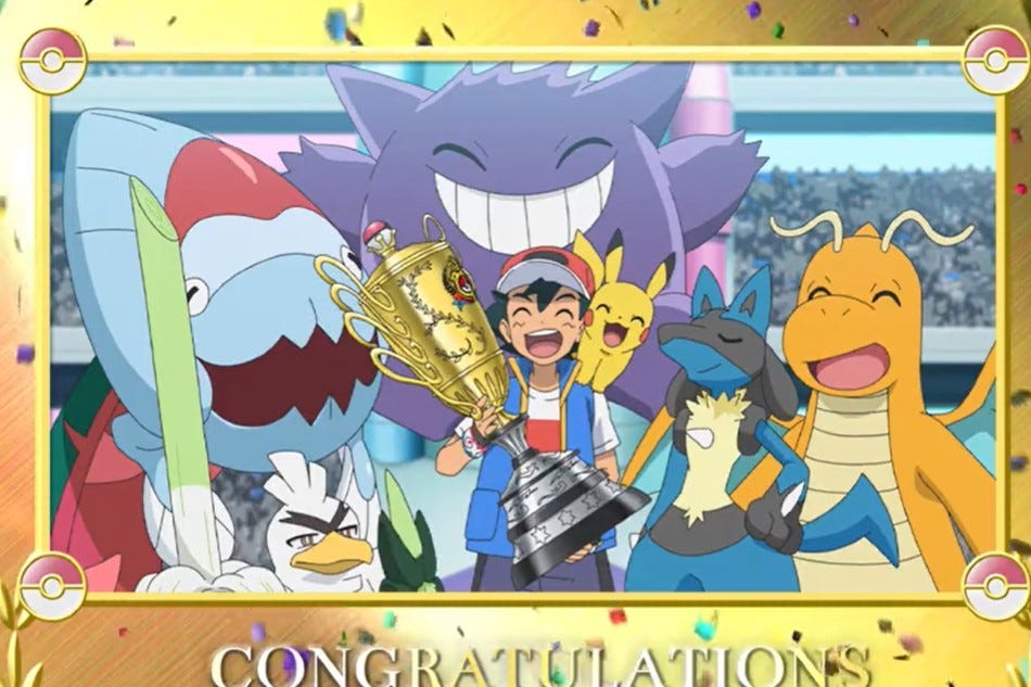 Ash Ketchum now a Pokemon World Champion | ABS-CBN News Ash Ketchum now a Pokemon World Champion | ABS-CBN News