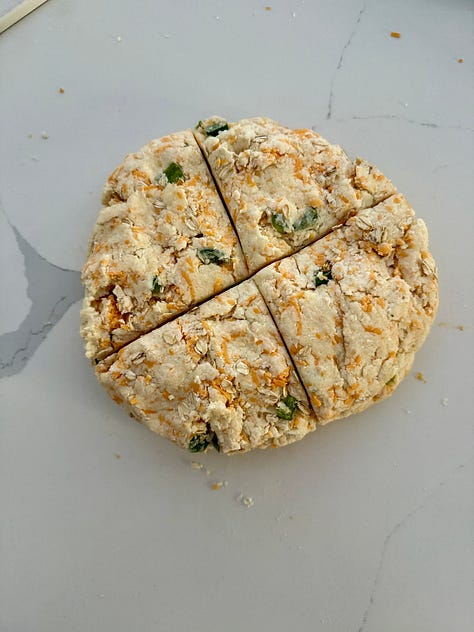 sourdough scones process