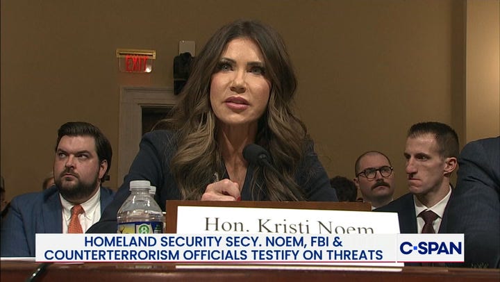 Homeland Security Secy. Noem Testifies Before Congress | Video | C-SPAN.org Homeland Security Secy. Noem Testifies Before Congress | Video | C-SPAN.org