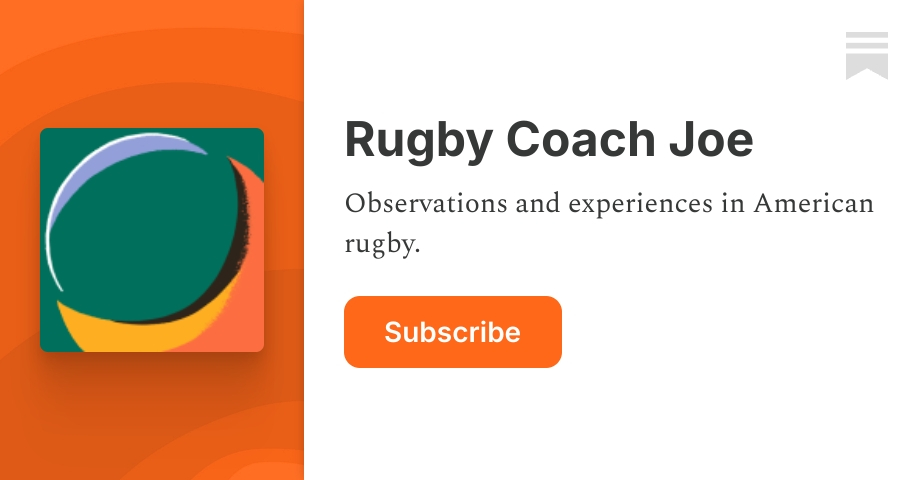 Rugby Coach Joe | Substack