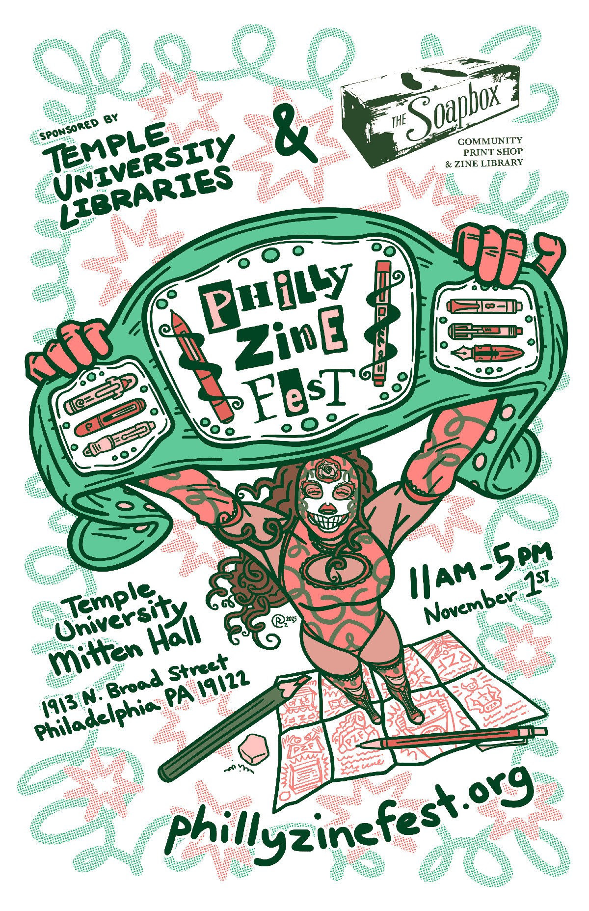 philly zine fest flier