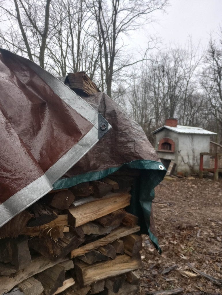 wood pile