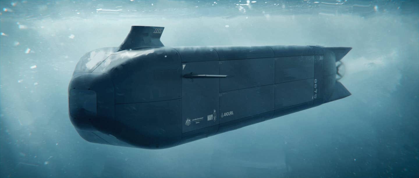 An artist’s rendering of the Ghost Shark. <em>Australian Defense Force</em>
