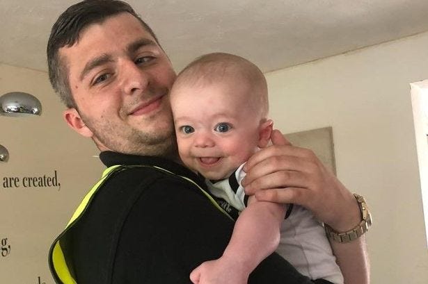 Junior Collins adored his son Junior Collins adored his son