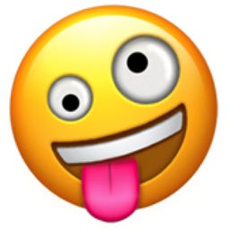 Crazy Face Emoji (U+1F92A)