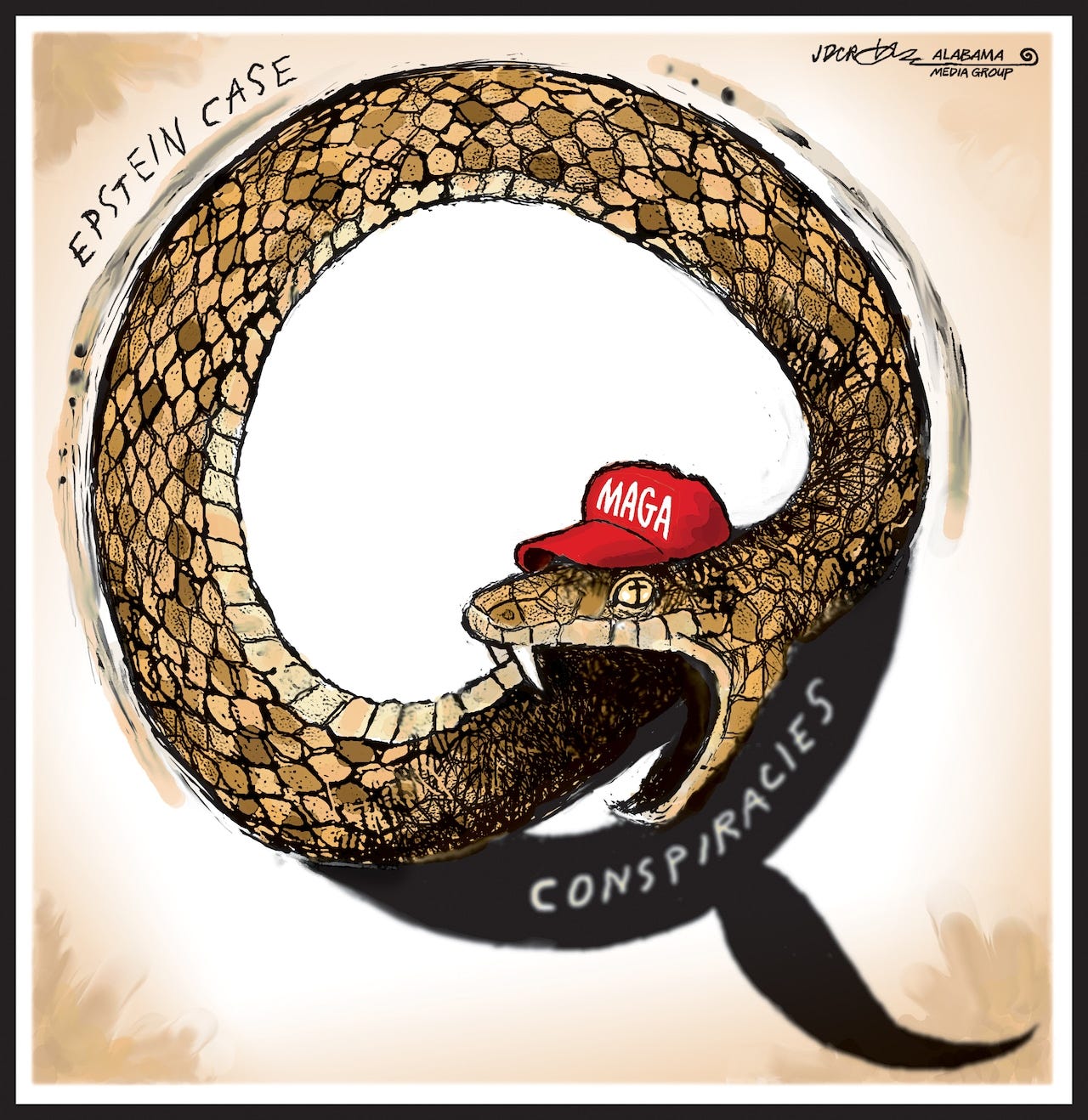 Snakes alive: MAGA is devouring itself over the Epstein case - al.com