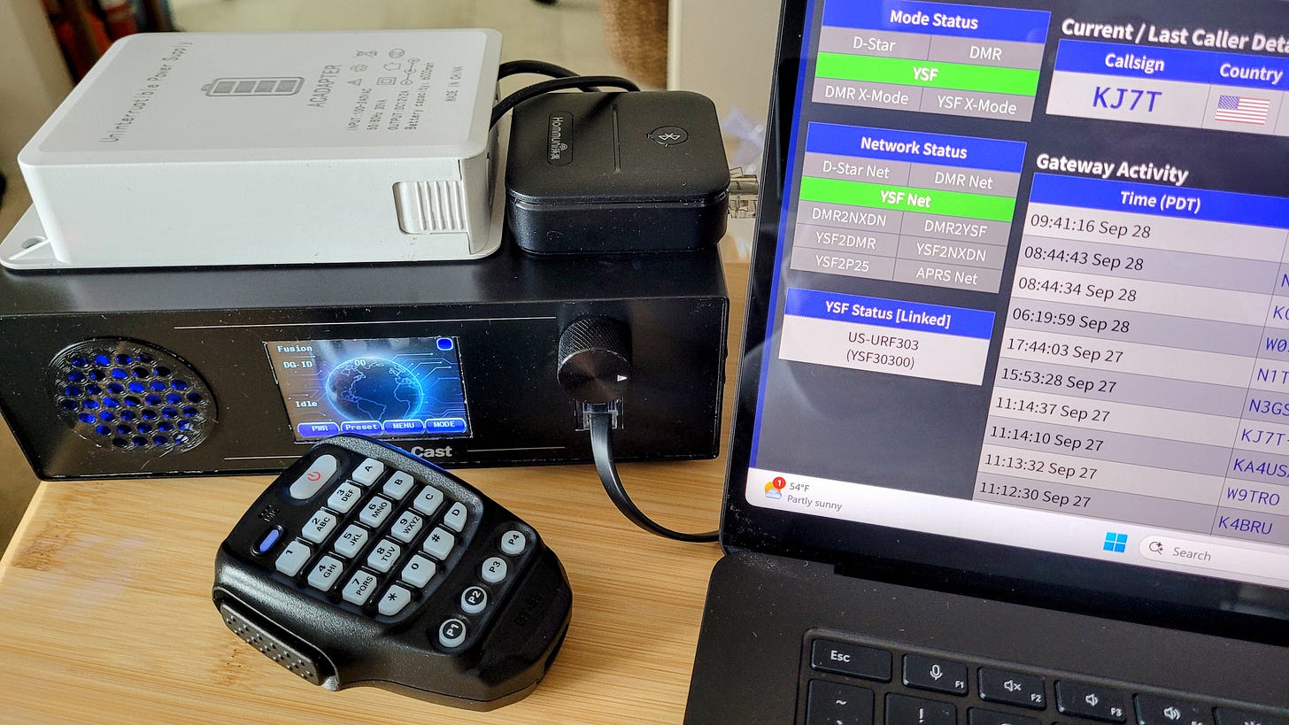 The BT-85 Bluetooth transmitter and microphone