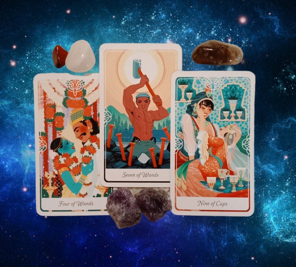 A Message from the Universe ~ The Fruits of Your Labor, Tarot of the Divine Cards