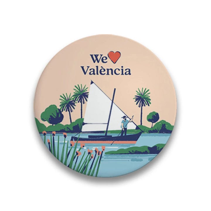 Cuatro imanes recuerdo de Valencia