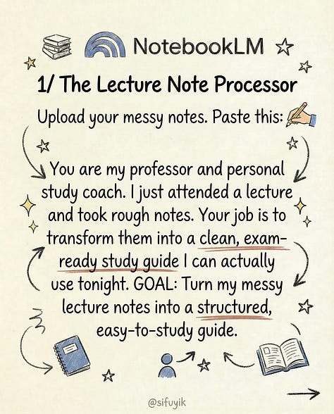 Messy Class Notes NotebookLM can help you turn messy lecture notes into a full exam study ...