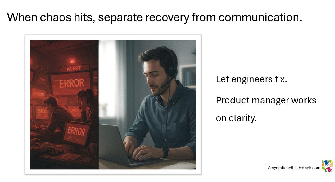 surviving an outage as a product maanger