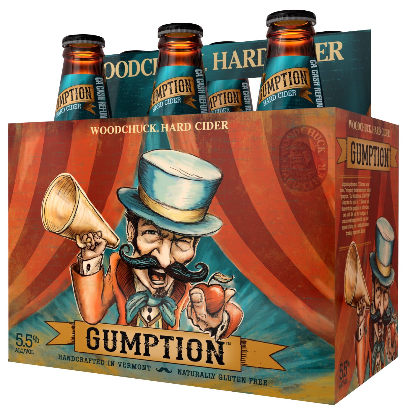 Gumption Hard Cider six-pack