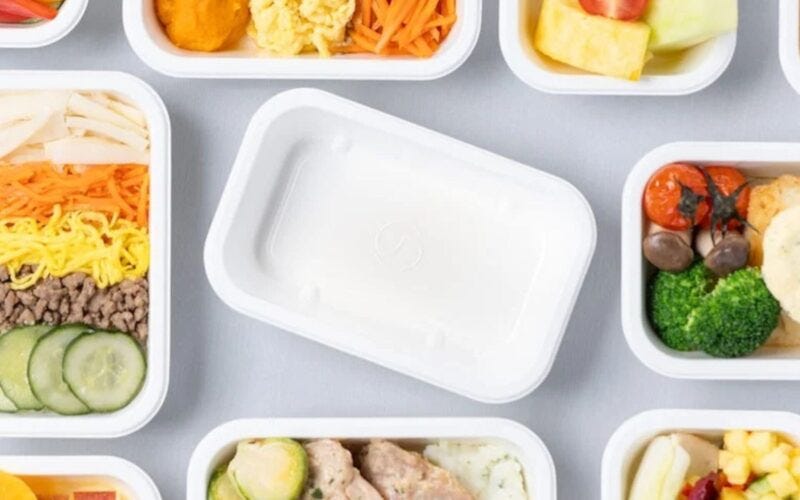 korean air plant based meal packaging