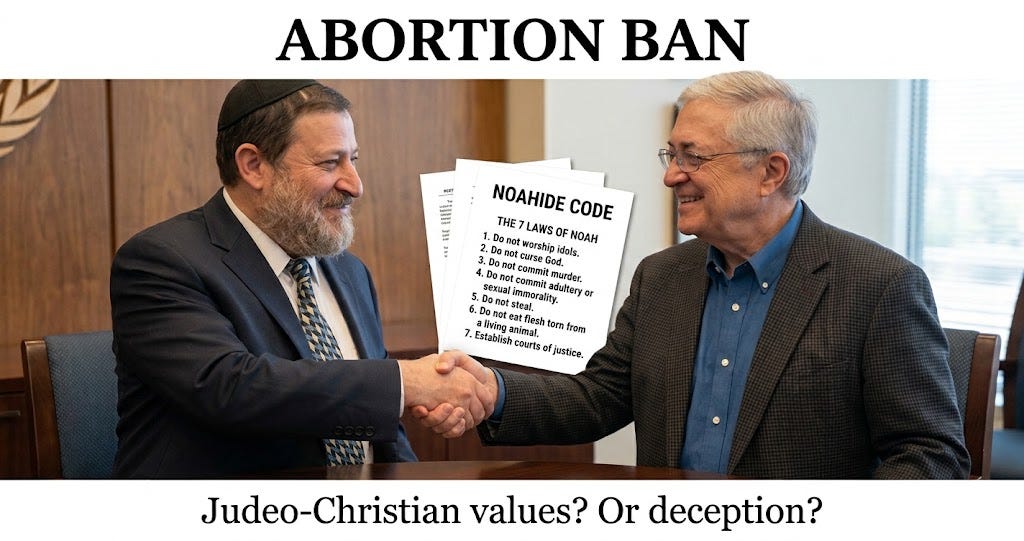 Noahide Laws Were Sneaked into American Abortion Bans