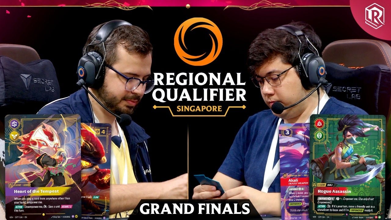🏆 GRAND FINALS - Riftbound Regional Singapore - Akali vs Kennen 🏆 GRAND FINALS - Riftbound Regional Singapore - Akali vs Kennen