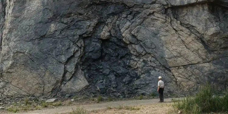 Illustration of a Natural Nuclear Reactor. Design by Curiosmos.