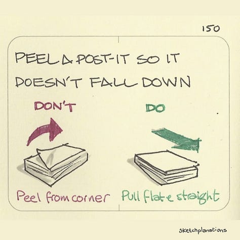 Selection of illustrated lifehacks